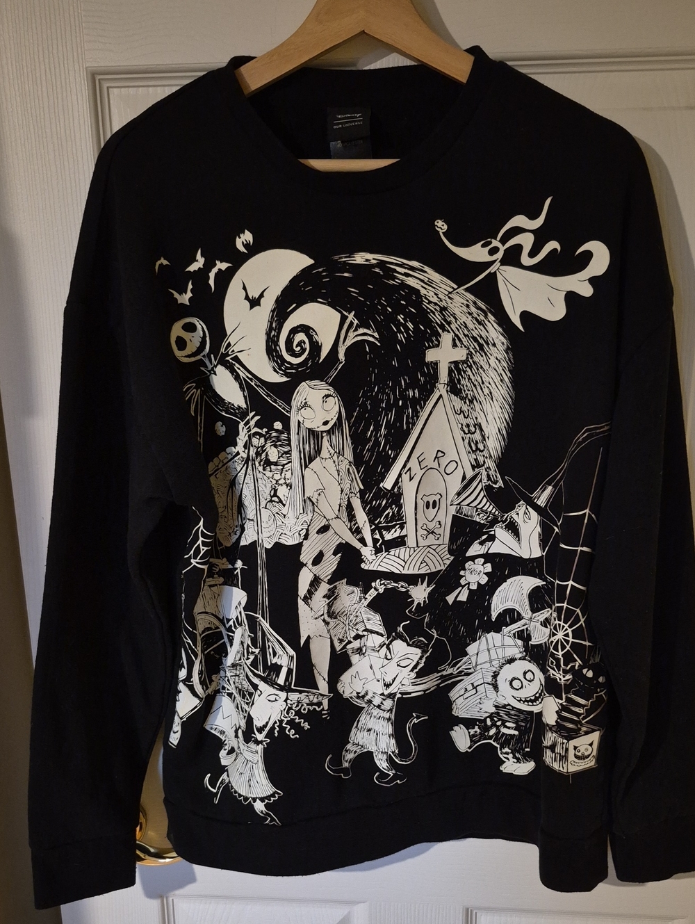 Disney Our Universe Nightmare Before Christmas Graphic Sweatshirt- M